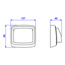 Acabamento para Válvula de Descarga Hydra Max Cromado Deca 4900.C.MAX