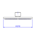 Chuveiro Sem Tubo Aquamax Gold Matte Deca 1998.gl.st.mt
