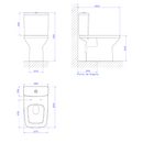 Bacia para Caixa Acoplada Clean Branco Deca P.460.17