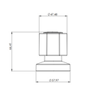 Acabamento Metalico Cromado C-40 Padrao Deca/Docol Blister Blukit 092002