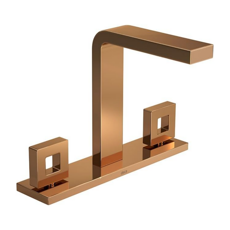 Misturador Lavatório De Mesa Dot Red Gold Deca 1877.GL.DOT.RD