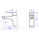 Misturador Monocomando de Mesa Bica Baixa para Lavatório Deca Level Red Gold Deca 2875.GL26.RD