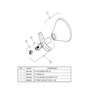 Acabamento para registro DocolBase 3/4" Nova Pertutti 00904006